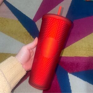 Starbucks Holiday Red Venti 24oz Studded Tumbler